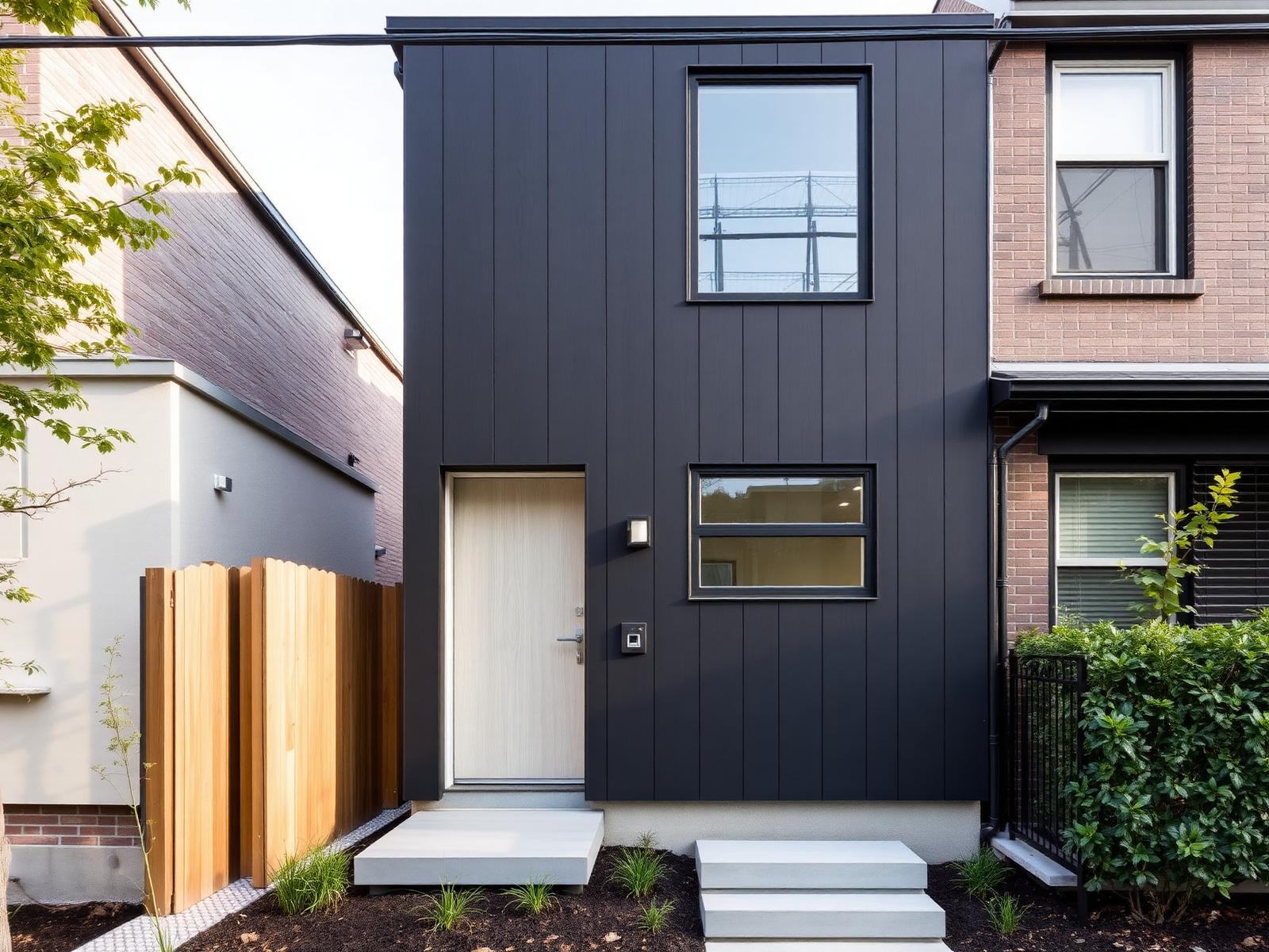 Modern two-storey laneway home in Toronto